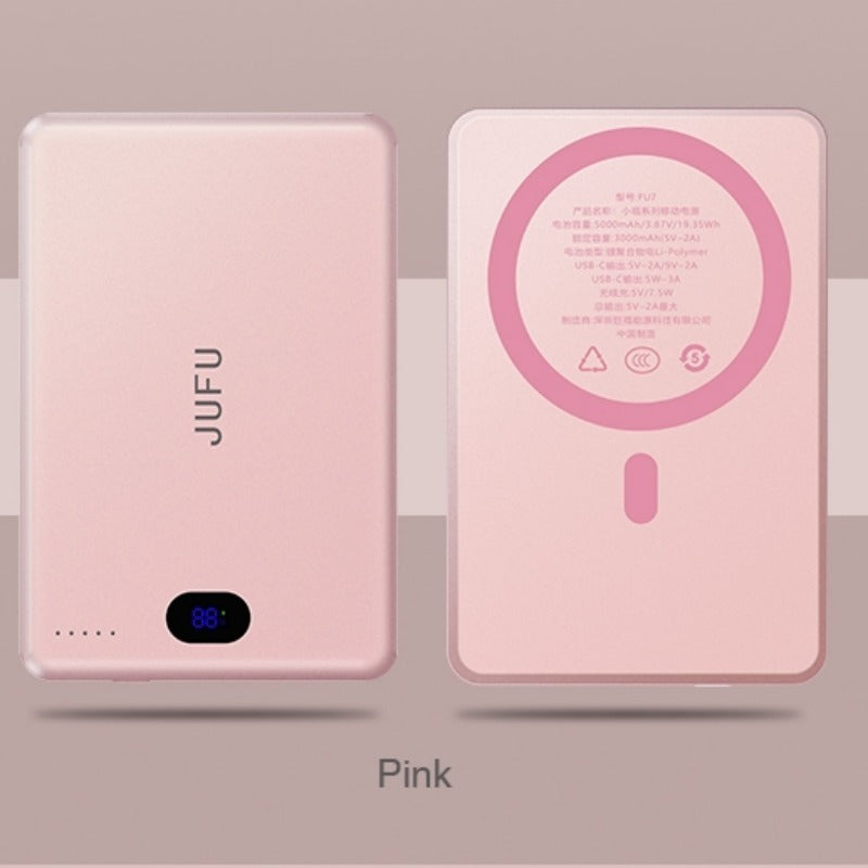 Adaptable To The Whole Scene With Magnetic Wireless Power Bank, A Savior For Travel And Office