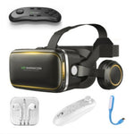Original VR Shinecon  Gafas De Realidad Virtual 120 Fov 3D Gafas Google Carton Con Auriculares Estereo Caja Para Smartphone