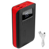 1Pc 1W MAh Portable Power Bank External Battery Pack Charger Dual USB Charge Interface With LCD Display