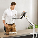 F80 Computer Monitor Stand Desktop Lcd Dual Screen Telescopic Rotating Lifting Desktop Shelf F100A