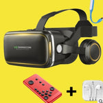 Original VR Shinecon  Gafas De Realidad Virtual 120 Fov 3D Gafas Google Carton Con Auriculares Estereo Caja Para Smartphone
