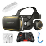 Original VR Shinecon  Gafas De Realidad Virtual 120 Fov 3D Gafas Google Carton Con Auriculares Estereo Caja Para Smartphone