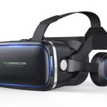 Original VR Shinecon  Gafas De Realidad Virtual 120 Fov 3D Gafas Google Carton Con Auriculares Estereo Caja Para Smartphone