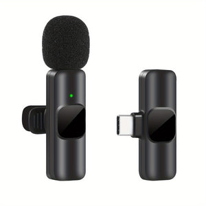 Wireless Lavalier Lapel Microphone For IPhone IPad Professional Wireless Clip Mic