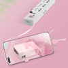 4 In 1 Retractable USB Cable Creative Macaron Type C Micro Cable For I Phone With Phone Stand Charging
