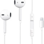 Lightning In-ear Headphones For IPhone14,13,12,11,7,8 Plus, XS, With Lightning Connector, IPhone Wired Earbuds, Built-in Remote Control To Control Music, Calls, And Volume