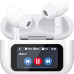 Wireless Earbuds, 5.4 Bluetooth Headphones With Touch Screen Ear Buds, ANC ENC Noise Cancelling Earbuds