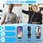 Wireless Lavalier Lapel Microphone For IPhone IPad Professional Wireless Clip Mic